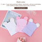 Dreshow Bqubo 3 Pack Newborn Hospital Hat Infant Baby Hat Cap With Double Pom-Poms Soft Cute Nursery Beanie