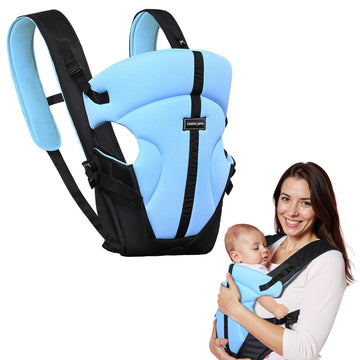 MAMA JAMA Baby Carrier Hip Seat with 4 Carry Positions Adjustable Strap & Sturdy Buckle Front Back Support Breathable Upto 15Kg 