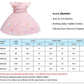 Glamulice Baby Girls Pink Flower Dress Infant First Birthday Outfit Wedding Bridesmaid Party Christmas Dresses 12-18 Toddler Lit