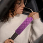 Tecooller Car Seat Belt Cover Pad, 5 Pcs, Seatbelt Covers For Car Accessories, Soft Material, Car Seat Strap Pads, Purple 10.63