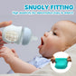 Taoceexi 3 Pack Silicone Sleeves For Avent Natural Glass Baby Bottles, Compatible Philips Avent Glass Natural Baby Bottle 4 Oz (