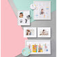 C.R. Gibson ''Mommy And Me'' And ''Daddy And Me'' Baby Photo Frame Set 2 Piece, 9'' X 7''