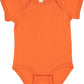 Rabbit Skins Baby Soft Fine Jersey Short Sleeve Bodysuit (4424) Orange, 12M