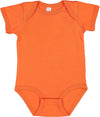 Rabbit Skins Baby Soft Fine Jersey Short Sleeve Bodysuit (4424) Orange, 12M