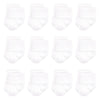 Luvable Friends Unisex Baby Newborn And Baby Terry Socks, White 12-Pack, 6-12 Months Us