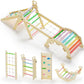Bluewood 2024 8 In 1 Pikler Triangle Climbing Set Montessori Climbing Set Toddler Climbing Toys Indoor Baby Jungle Gym Pikler Cl