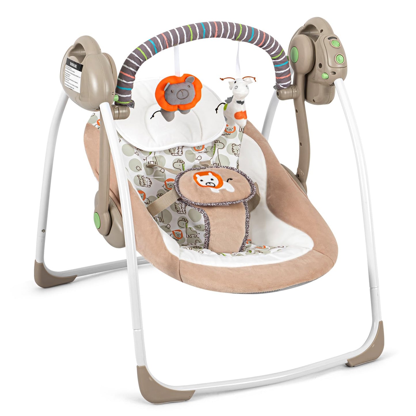 Baby Swings for Infants, Baby Swing Newborn, Baby Swing with Intelligent Music Vibration Box, Infant Swing Load Resistance: 6-25