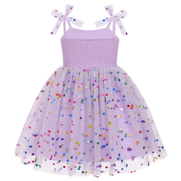 Imekis Toddler Flower Girl Dress: Infant 2Nd 3Rd Birthday Outfit Cake Smash Photoshoot Kids Princess Formal Easter Dress Baby Tu