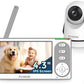 Firskids Baby Monitor, 4.3'' Ips Split-Screen Baby Monitor With Camera And Audio, No Wifi,No App, Two-Way Talk Night Vision Eco