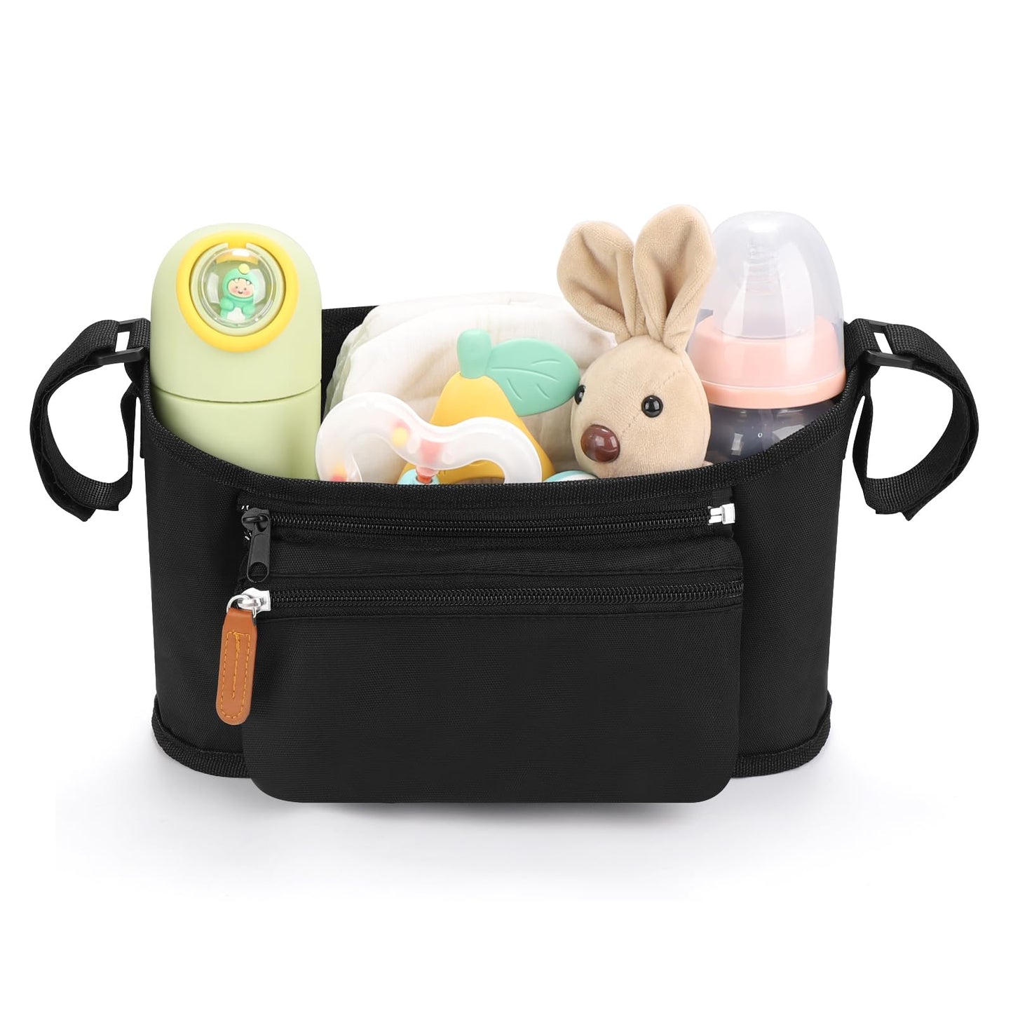 Accmor Universal Stroller Organizer With Detachable Phone Bag, Stroller Bag Caddy Organizer Stroller Accessories For Uppababy, B