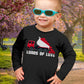 Valentines Day Dump Truck Loads Of Love Toddler Kids Long Sleeve T-Shirt 2T Black