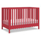 Davinci Sammy Scallop 4-In-1 Convertible Crib In Strawberry Red, Greenguard Gold Certified
