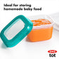 Oxo Tot Baby Blocks Freezer Storage Containers Teal (4 Oz)