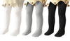 Century Star Baby Tights For Girls Soft Cotton Infant Leggings Toddler Solid Knit Socks Warm Stockings Newborn Pants White Black