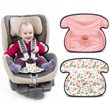 Hunnmingre 2 Pack Floral Car Seat Protector For Potty Training Waterproof Piddle Pad Cover From Spillages Nappy Leaks Toilet Tra