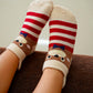 Rative Ankle Anti Slip Non Skid Cotton Socks With Grips Grippers For 6-12 Month Babies Baby Infant Boy Boys Girls (6-12 Months,