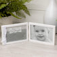 The Grandparent Gift Company- 4 X 6 Double Hinged Table Or Shelf Frame-First Granddaughter    - Baby Reveal Or Baby Shower