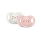 Suavinex Bonhomia Sx Pro Physiological Pacifier, Supports Breastfeeding Babies, Pacifiers 6-18 Months, 2 Pack Baby Pacifier, Bab