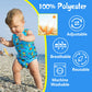 Babygoal Neutral Swim Diapers 3 Pack For 8M-3T Babies And Toddlers, Reusable Adjustable Washable For Baby Girl And Boy Swimming
