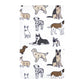 Hudson Baby Unisex Baby Flannel Burp Cloth 10Pk, Handsome Dogs, One Size