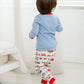 Vaenait Baby Kids Boys Girls Long Sleeve Cotton Sleepwear Pajamas 2Pcs Set Toot Toot Train 2T/S