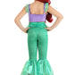 Fun Costumes Disney The Little Mermaid Ariel 2-Piece Set For Girls | Kids Sequin Pattern Halloween Party Outfit M