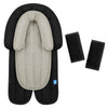 Coolbebe Upgraded Babybody Support & Strap Covers Set For Newborn Infant Toddler - Extra Soft Breathable Car Seat Insert Cushion