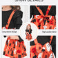 Xuuly Halloween Dress Outfit Newborn Baby Girl Clothes Ruffle Romper Top Suspender Pumpkin Bat Ghost Skirt Outfit Set With Headb