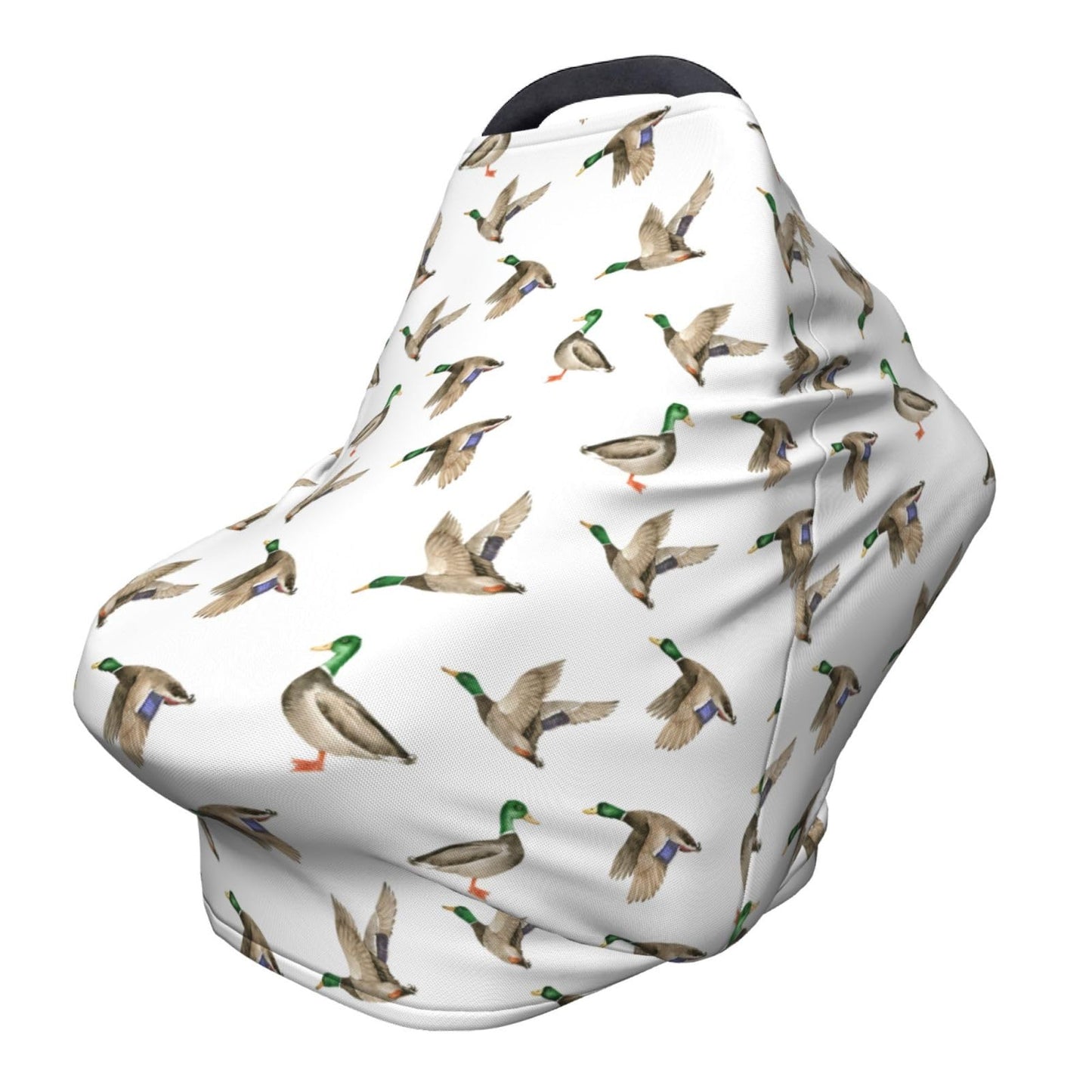 Mallard Duck Baby Stuff Car Seat Cover for Baby Carseat Covers for Girl Boy Stretchy Soft Breathable Breastfeeding Infant Car Se