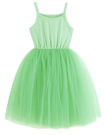 Gsvibk Baby Girls Tutu Dress Toddler Tulle Tutu Dress Infant Tulle Dresses Princess Party Dress 580 Light Green 7T