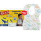 Glad For Kids Shark Disposable Paper Bibs With Crumb Catcher For Feeding - Absorbent And Leakproof Eating And Travel Essentials