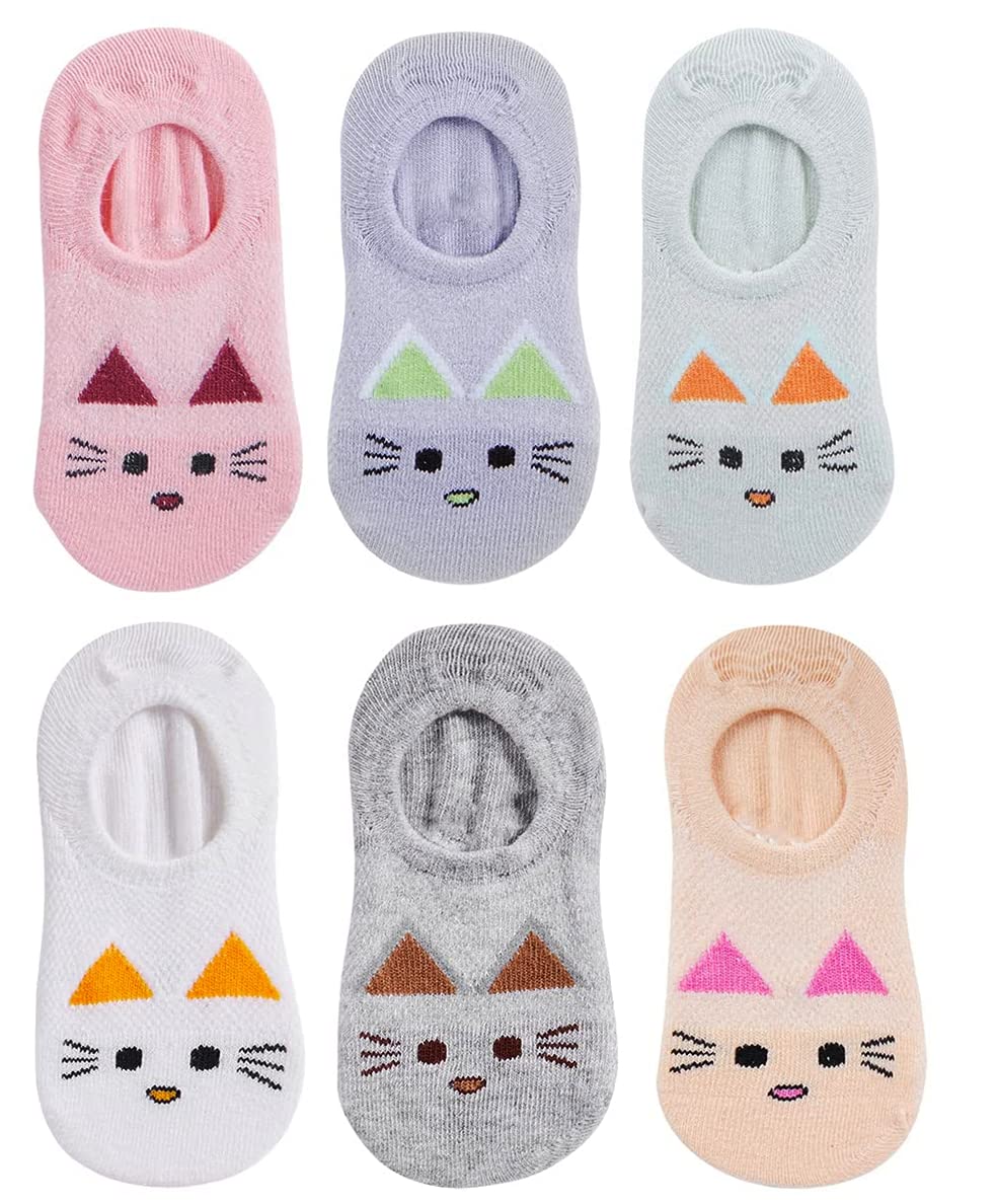 Ghelonadi Cotton 1 To 3 Years Baby Socks For Baby BoyS & Baby GirlS Low Cut Multi Pattern NoShow Multicolor Free Size
