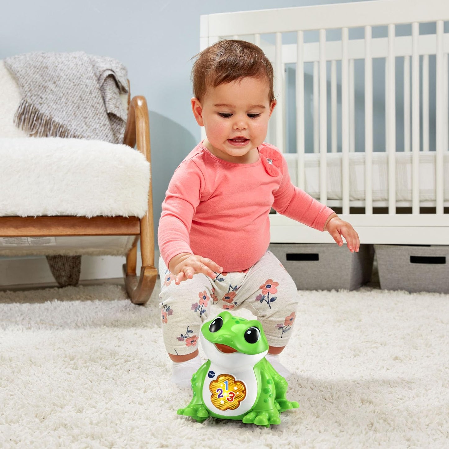 VTech Bounce and Laugh Frog Learning Toy for Toddlers