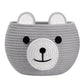 CherryNow Baby Basket for Nursery, Bear Gift Baskets Empey for Kids, Diaper Caddy Baby Shower Basket, Cute Animal Baskets for To
