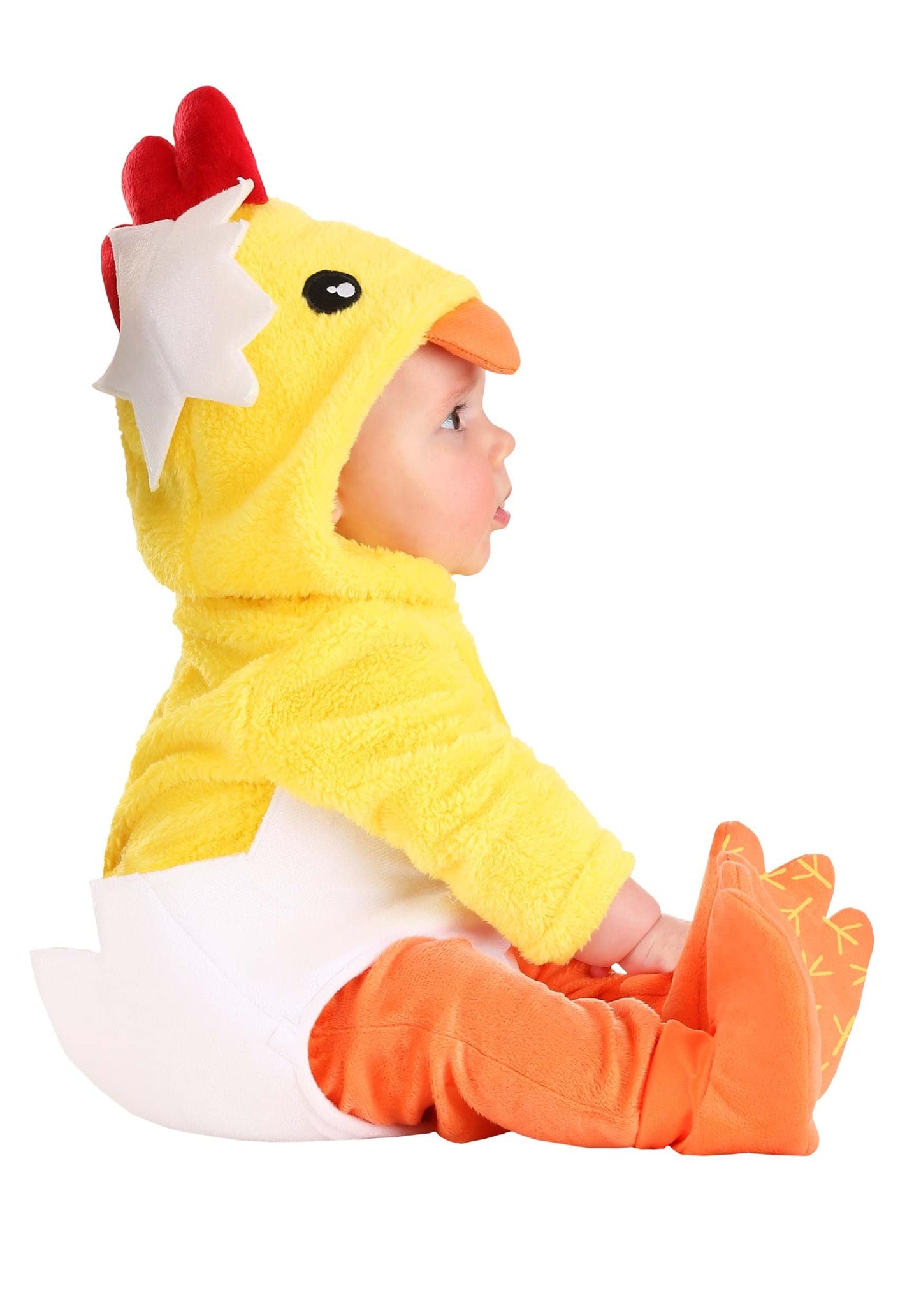Fun Costumes Adorable Infant Hatching Chicken Costume - Ultimate Comfort & Egg-Ceptional Detailing 6/9 Months