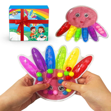 GYsomer Color Sorting Toys for Toddlers, Fine Motor Skills Sensory Toys, Montessori Learning Toy for Preschool Learning Activiti