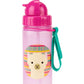 Skip Hop Toddler Sippy Cup with Straw, Zoo Straw Bottle 13 oz, Llama