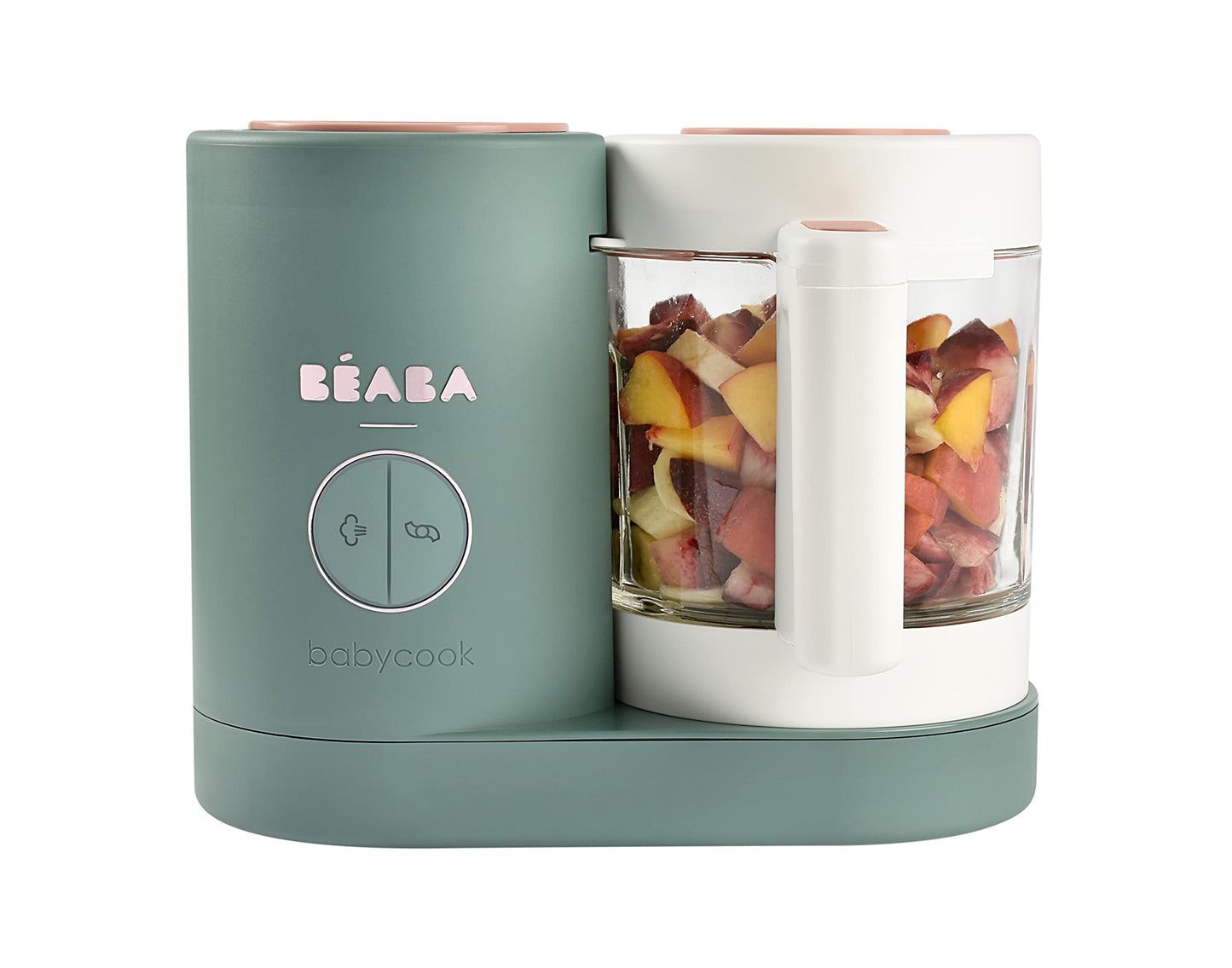 BEABA Babycook Neo Baby Food Maker | Non-Toxic Glass & Stainless Steel | Trusted by Celebrity Moms | Sustainable Baby Food Proce