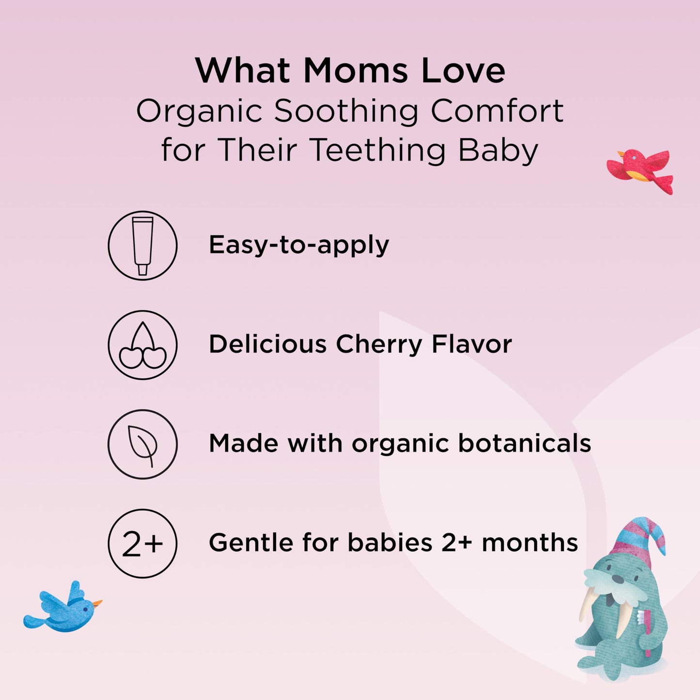 Hyland'S Baby - Organic Day/Night Soothing Gel Combo Pack, Cooling Gel For Oral Discomfort, Easy-To-Apply, Ages 2 Months & Up, 1