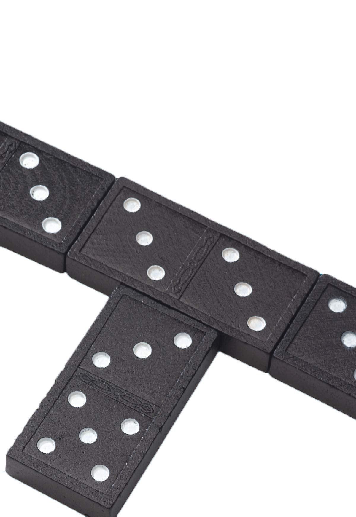 Pressman Toy Double Six Wooden Dominoes, 28 Pieces Wooden Dominoes Six