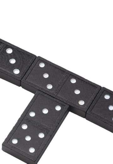 Pressman Toy Double Six Wooden Dominoes, 28 Pieces Wooden Dominoes Six