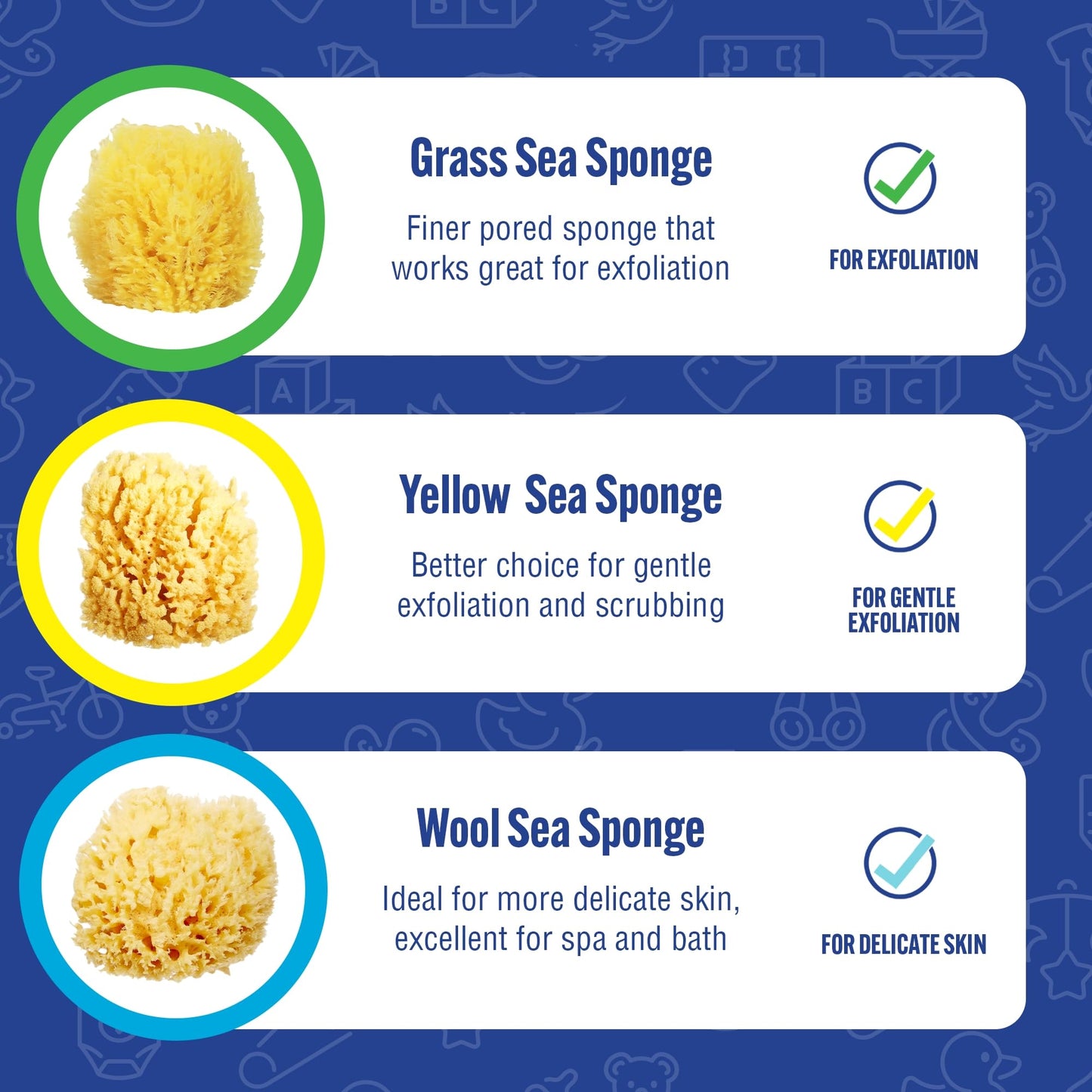 Baby Buddy Natural Wool Sea Sponge, Newborn Bath Time Essential, Ultra Soft For Delicate Skin, Hypoallergenic And Biodegradable,