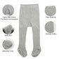 Century Star Baby Tights Toddler For Girls Solid Knit Socks Soft Cotton Infant Leggings Warm Stockings Newborn Pants Coffee 1-2T
