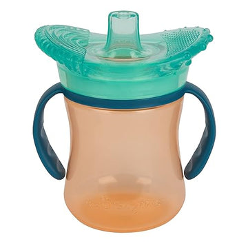 The First Years Senseables Teethe-Around Sensory Trainer Cup, 7 Oz, Orange
