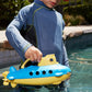 Green Toys Suby-1033 10.25 X 5.25 X 4.50 Yellow Cabin Submarine