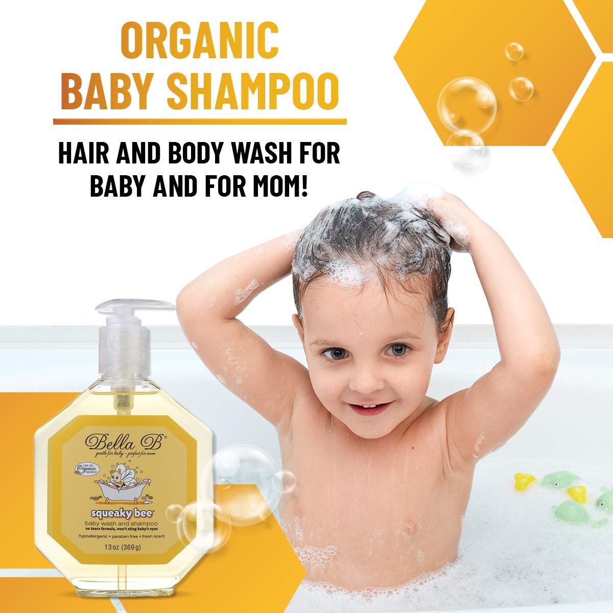 Bella B Baby Complete Set - Baby Shower Gifts - Gift Baskets Baby Grooming Kit - Baby Gift Basket - Baby Bath Kit - Baby Bath So
