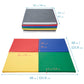 Ecr4Kids Softzone Quad Fold-N-Go Activity Mat, Folding Playmat, Assorted