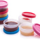 Condiment Containers With Lids- 6 Pk. 1.3 Oz.Salad Dressing To Go Small Food Storage Containers- Sauce Cups Leak Proof Reusable