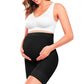 Maternity Dress Maternity Shapewear Maternity Belly Support Band Elastic High Waist Mid Thigh Pregnancy Shaper Black L