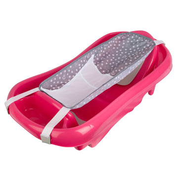 The First Years Newborn to Toddler Baby Bath Tub - Convertible 3-in-1 Baby Tub with Removable Sling - Ages 0 to 24 Months - Sure